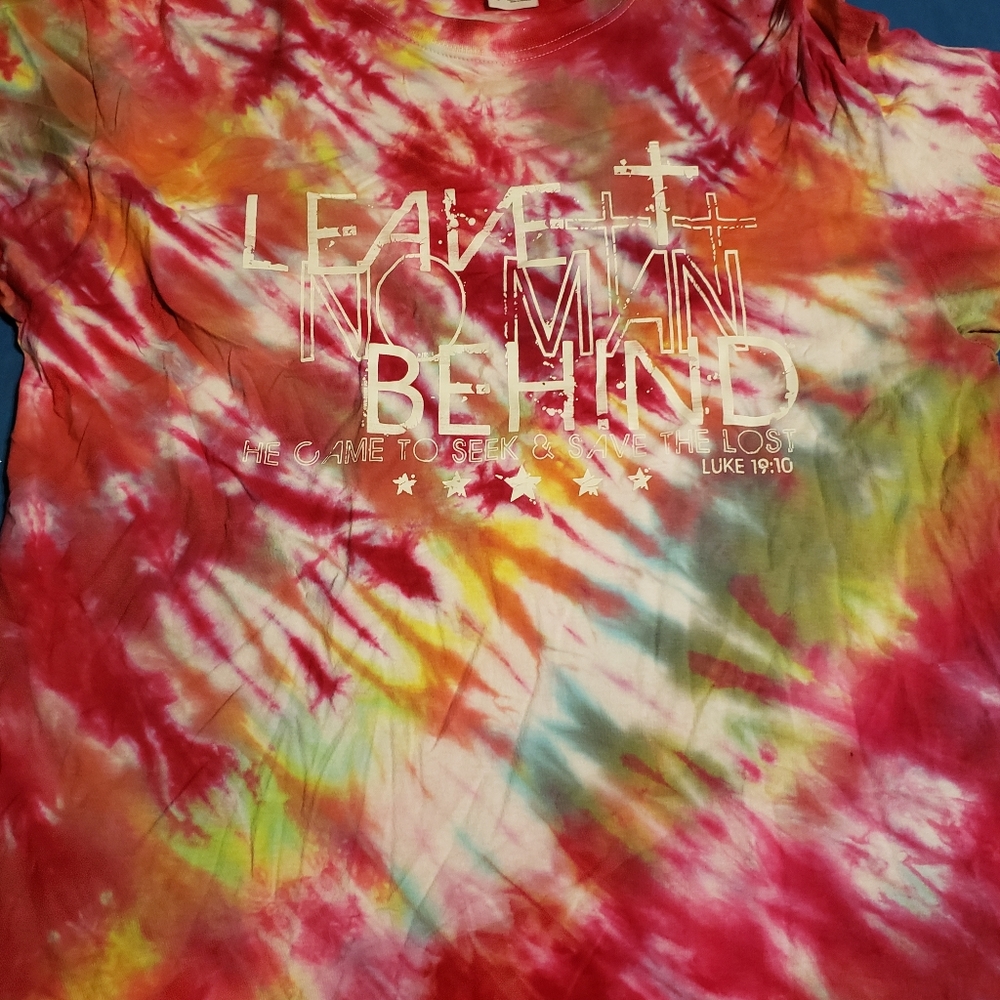 Leave no man left behind tie dye